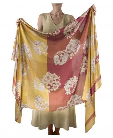 Палантин Женский SN40-JAPONAIS/CORAIL